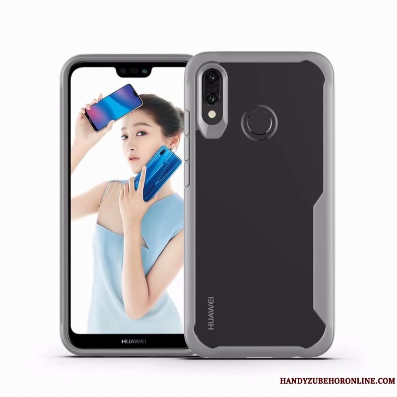 Etui Huawei P Smart+ Tasker Trend Anti-fald, Cover Huawei P Smart+ Silikone Gennemsigtig High End