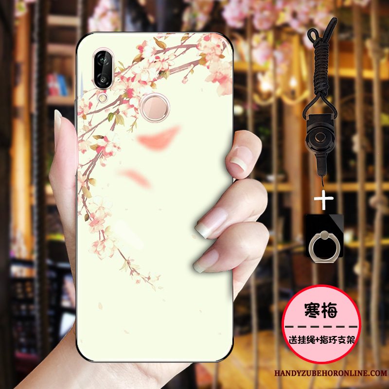 Etui Huawei P Smart+ Vintage Traner Sort, Cover Huawei P Smart+ Beskyttelse Telefonnubuck