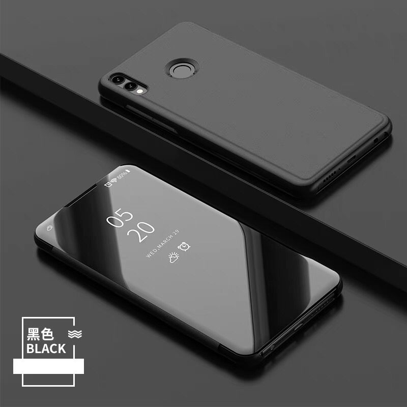 Etui Huawei P Smart Z Folio Blå Telefon, Cover Huawei P Smart Z Tasker Spejl Anti-fald