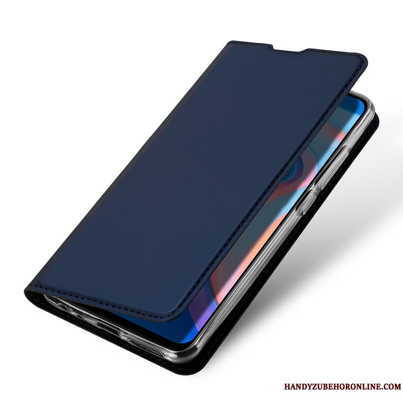 Etui Huawei P Smart Z Folio Ny Ædelsten, Cover Huawei P Smart Z Læder Blå Business