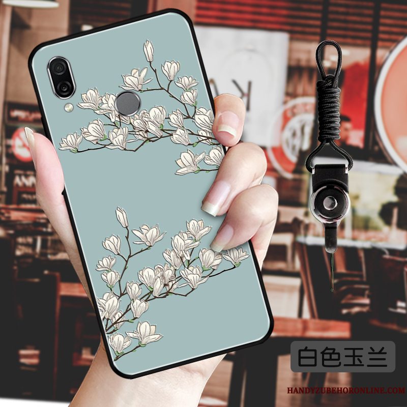 Etui Huawei P Smart Z Kreativ Blomster Telefon, Cover Huawei P Smart Z Blød Hængende Ornamenter Klassisk