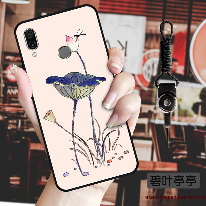 Etui Huawei P Smart Z Kreativ Blomster Telefon, Cover Huawei P Smart Z Blød Hængende Ornamenter Klassisk