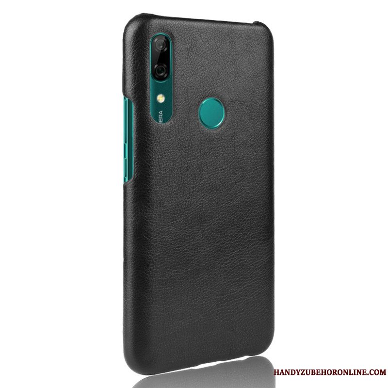 Etui Huawei P Smart Z Læder Litchi Anti-fald, Cover Huawei P Smart Z Vintage Rød Mønster