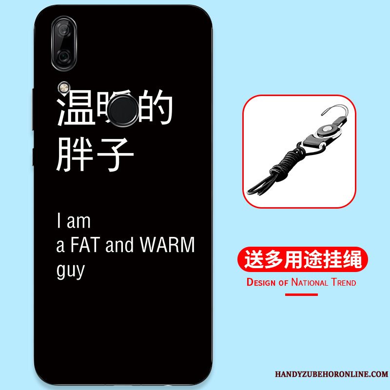 Etui Huawei P Smart Z Malet Anti-fald Telefon, Cover Huawei P Smart Z Tasker Af Personlighed Sort