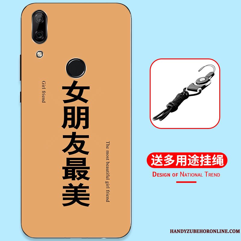 Etui Huawei P Smart Z Malet Anti-fald Telefon, Cover Huawei P Smart Z Tasker Af Personlighed Sort