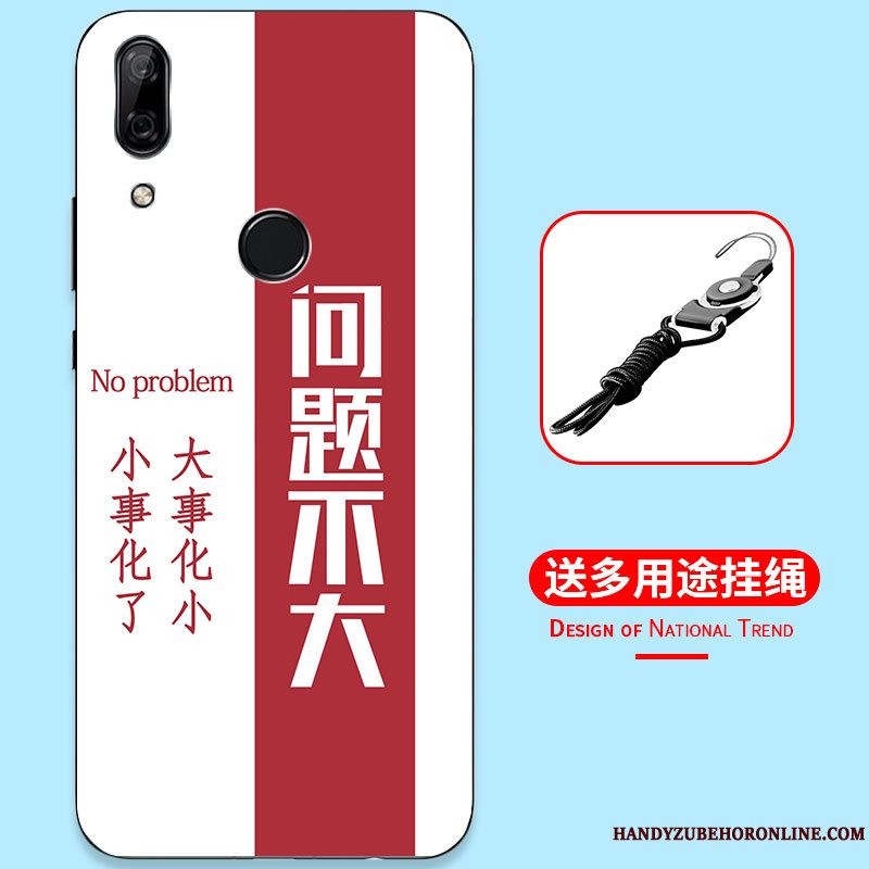 Etui Huawei P Smart Z Malet Anti-fald Telefon, Cover Huawei P Smart Z Tasker Af Personlighed Sort