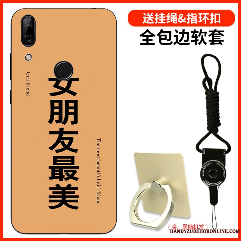 Etui Huawei P Smart Z Silikone Hvid Telefon, Cover Huawei P Smart Z Beskyttelse Anti-fald Af Personlighed