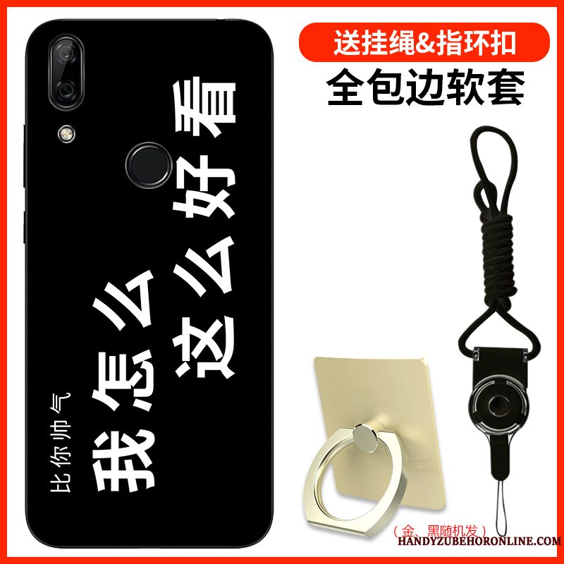 Etui Huawei P Smart Z Silikone Hvid Telefon, Cover Huawei P Smart Z Beskyttelse Anti-fald Af Personlighed