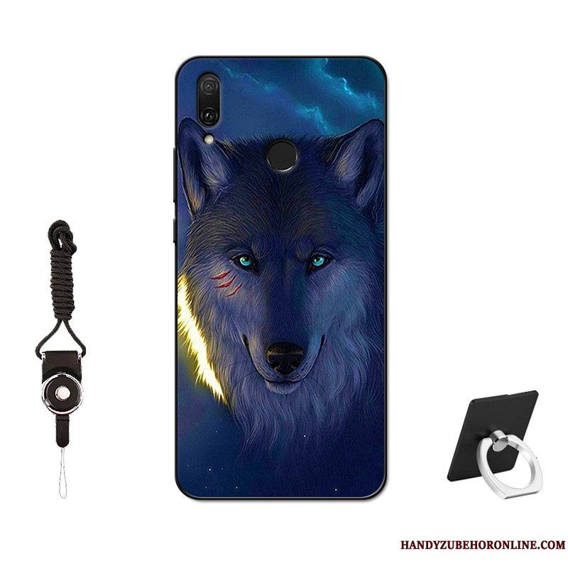 Etui Huawei P Smart Z Silikone Nubuck Skærmbeskyttelse, Cover Huawei P Smart Z Malet Anti-fald Tilpas