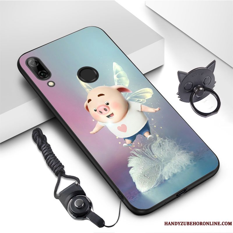 Etui Huawei P Smart Z Silikone Smuk Telefon, Cover Huawei P Smart Z Cartoon Net Red Anti-fald