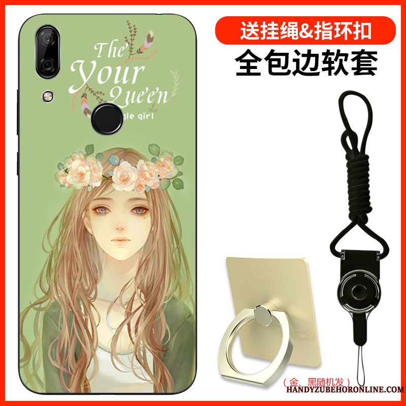 Etui Huawei P Smart Z Silikone Telefonblå, Cover Huawei P Smart Z Kreativ Af Personlighed Smuk