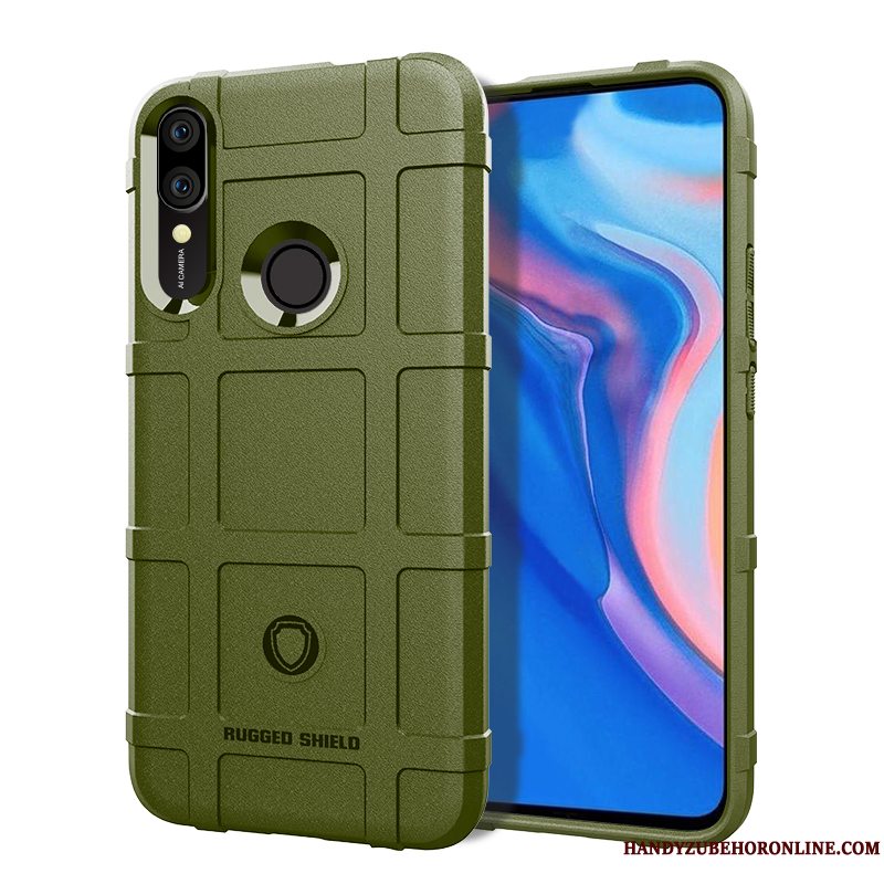 Etui Huawei P Smart Z Tasker Anti-fald Grøn, Cover Huawei P Smart Z Beskyttelse Telefon