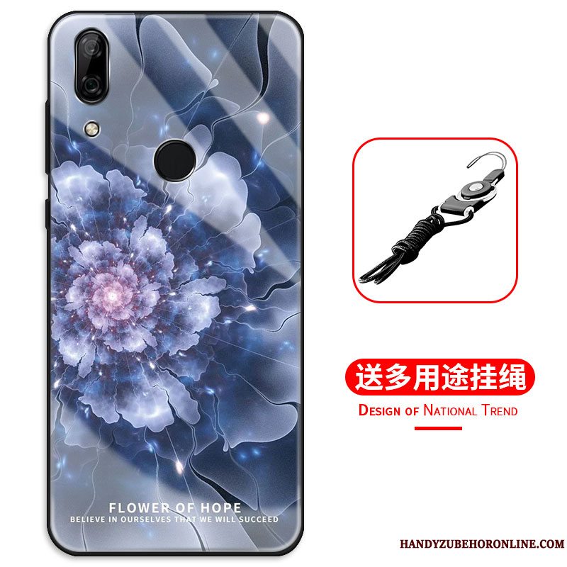 Etui Huawei P Smart Z Tasker Skærmbeskyttelse Glas, Cover Huawei P Smart Z Beskyttelse Af Personlighed Spejl