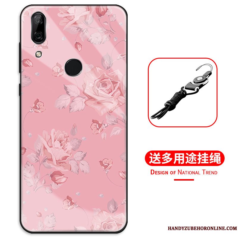 Etui Huawei P Smart Z Tasker Skærmbeskyttelse Glas, Cover Huawei P Smart Z Beskyttelse Af Personlighed Spejl