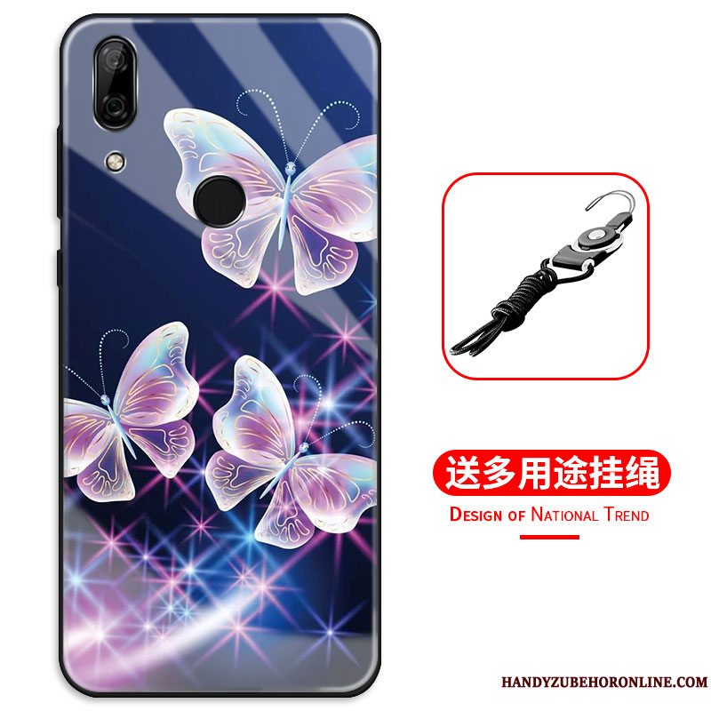 Etui Huawei P Smart Z Tasker Skærmbeskyttelse Glas, Cover Huawei P Smart Z Beskyttelse Af Personlighed Spejl