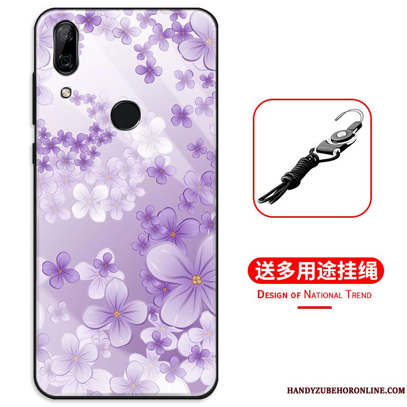 Etui Huawei P Smart Z Tasker Skærmbeskyttelse Glas, Cover Huawei P Smart Z Beskyttelse Af Personlighed Spejl