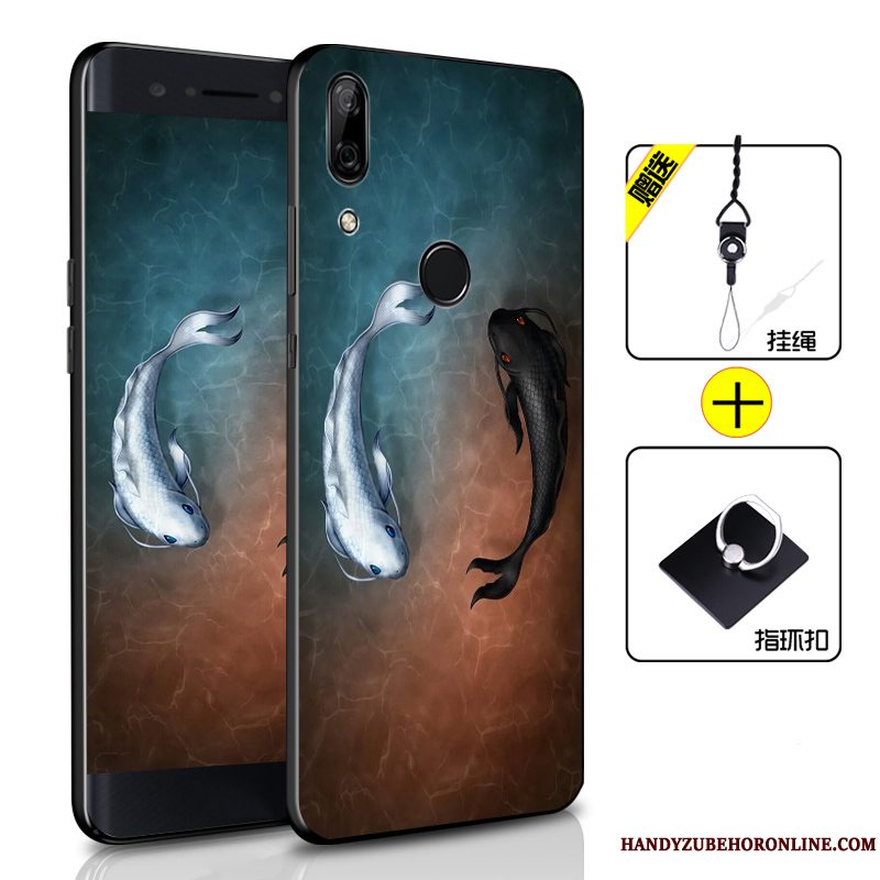 Etui Huawei P Smart Z Tasker Sort Anti-fald, Cover Huawei P Smart Z Beskyttelse Telefon