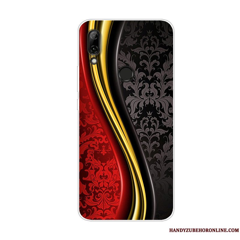 Etui Huawei P Smart Z Tasker Telefonanti-fald, Cover Huawei P Smart Z Silikone Hjerte Trend