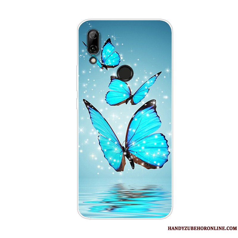 Etui Huawei P Smart Z Tasker Telefonanti-fald, Cover Huawei P Smart Z Silikone Hjerte Trend