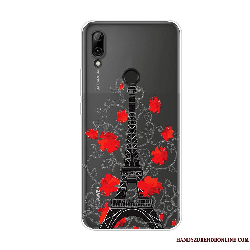 Etui Huawei P Smart Z Tasker Telefonanti-fald, Cover Huawei P Smart Z Silikone Hjerte Trend