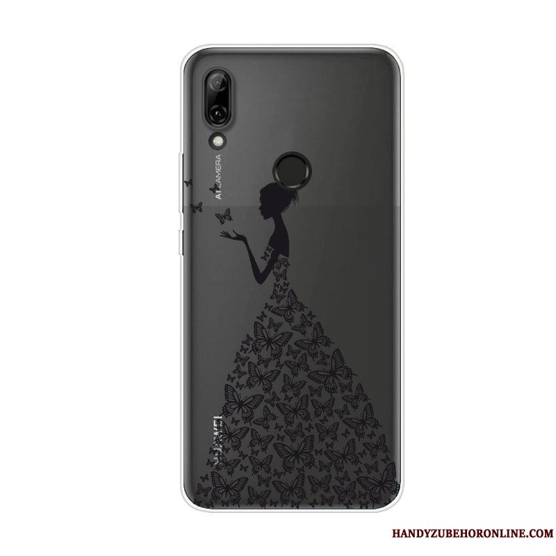 Etui Huawei P Smart Z Tasker Telefonanti-fald, Cover Huawei P Smart Z Silikone Hjerte Trend