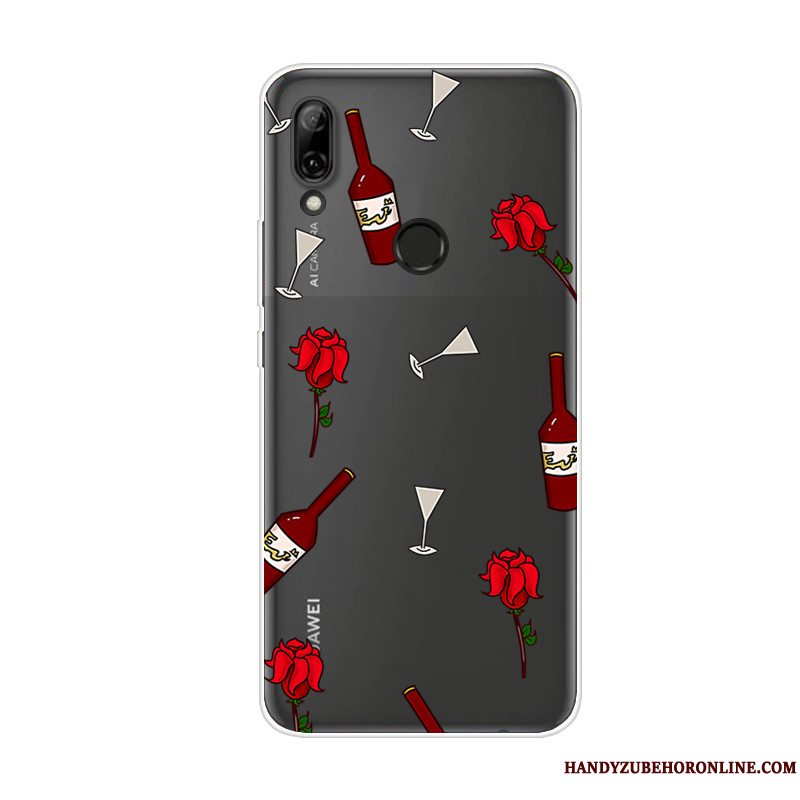 Etui Huawei P Smart Z Tasker Telefonanti-fald, Cover Huawei P Smart Z Silikone Hjerte Trend