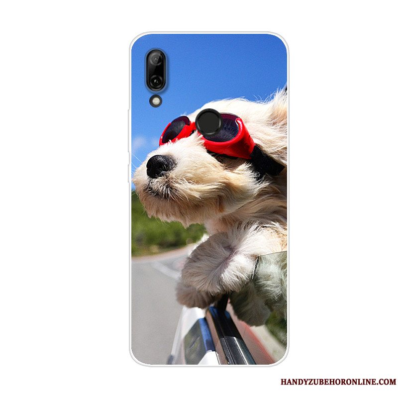 Etui Huawei P Smart Z Tasker Telefonanti-fald, Cover Huawei P Smart Z Silikone Hjerte Trend