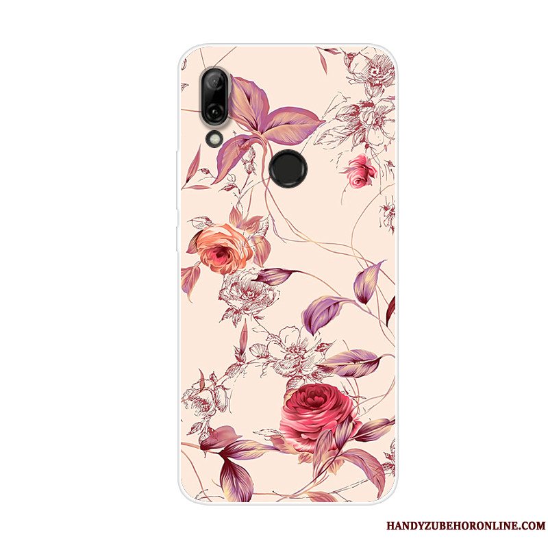 Etui Huawei P Smart Z Tasker Telefonanti-fald, Cover Huawei P Smart Z Silikone Hjerte Trend