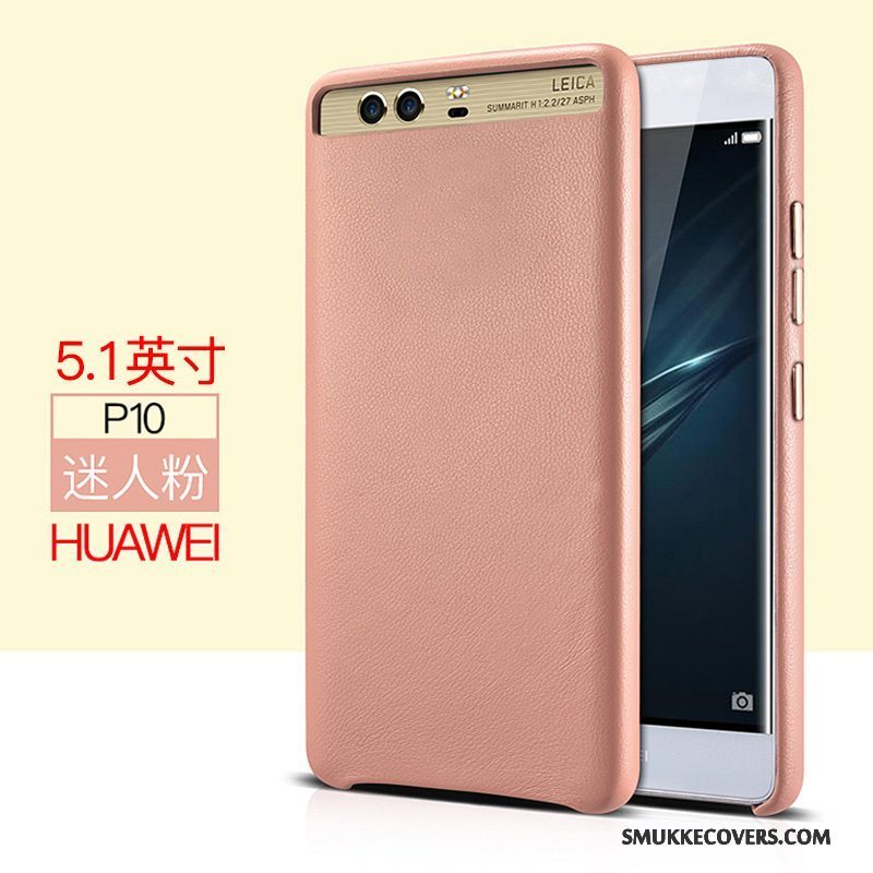 Etui Huawei P10 Beskyttelse Business Telefon, Cover Huawei P10 Tasker Rød