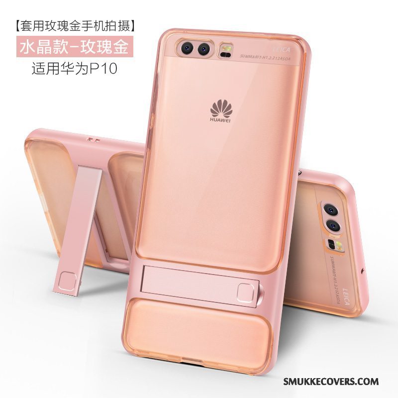 Etui Huawei P10 Blød Anti-fald Telefon, Cover Huawei P10 Beskyttelse Af Personlighed Guld