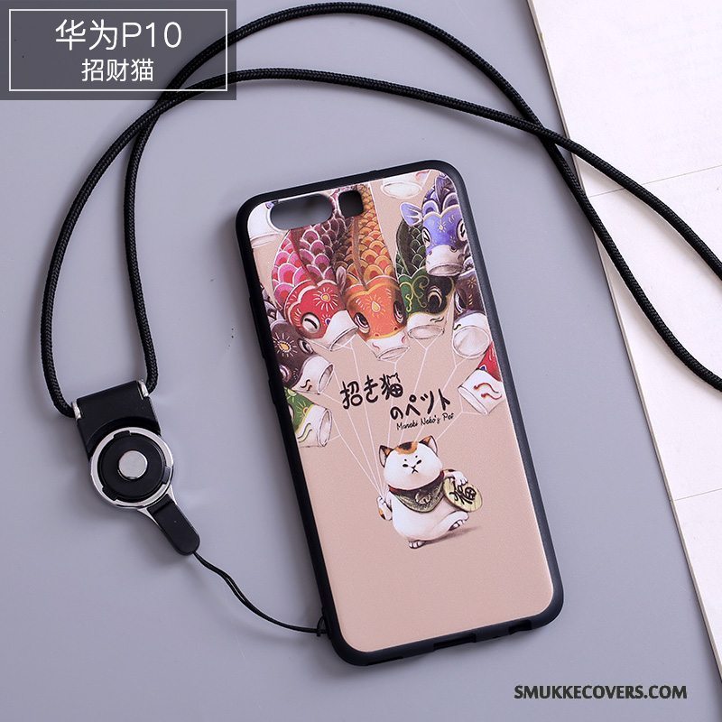 Etui Huawei P10 Blød Hængende Ornamenter Anti-fald, Cover Huawei P10 Tasker Telefon
