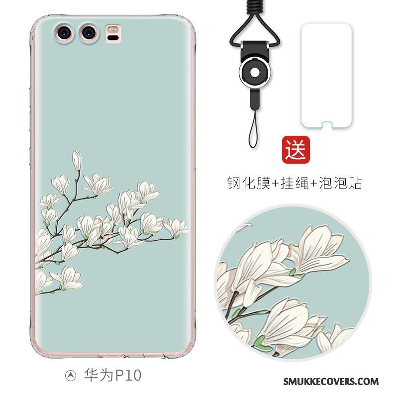 Etui Huawei P10 Blød Smuk Telefon, Cover Huawei P10 Silikone Af Personlighed Anti-fald