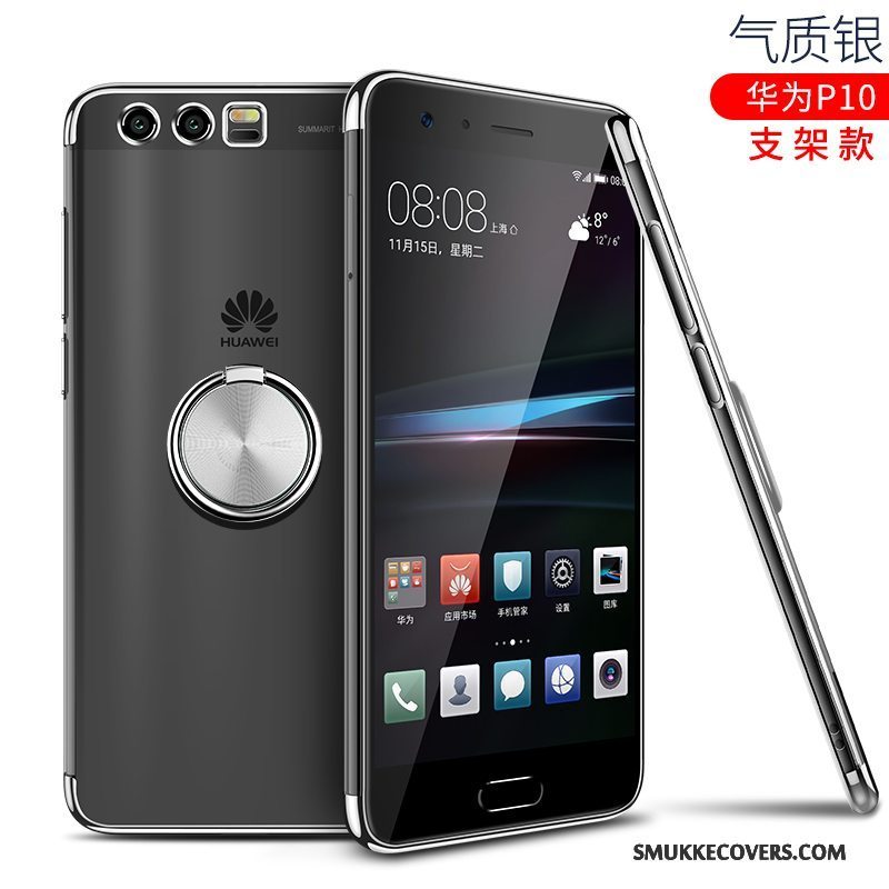 Etui Huawei P10 Blød Tynd Telefon, Cover Huawei P10 Tasker Anti-fald Nubuck