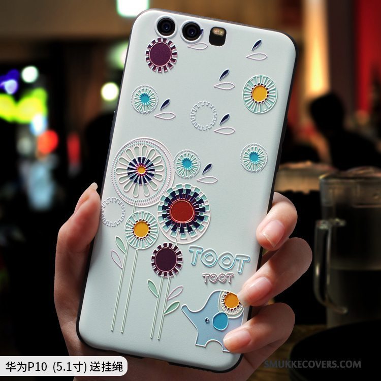 Etui Huawei P10 Farve Hængende Ornamenter Anti-fald, Cover Huawei P10 Kreativ Telefonsmuk