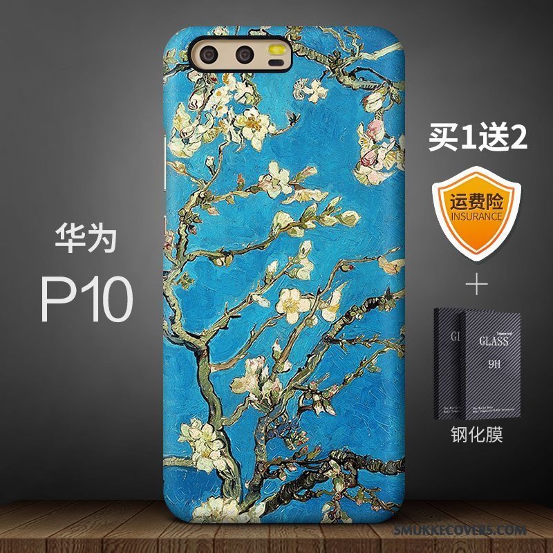 Etui Huawei P10 Farve Trendy Høj, Cover Huawei P10 Kreativ Telefonanti-fald