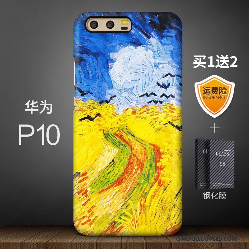 Etui Huawei P10 Farve Trendy Høj, Cover Huawei P10 Kreativ Telefonanti-fald