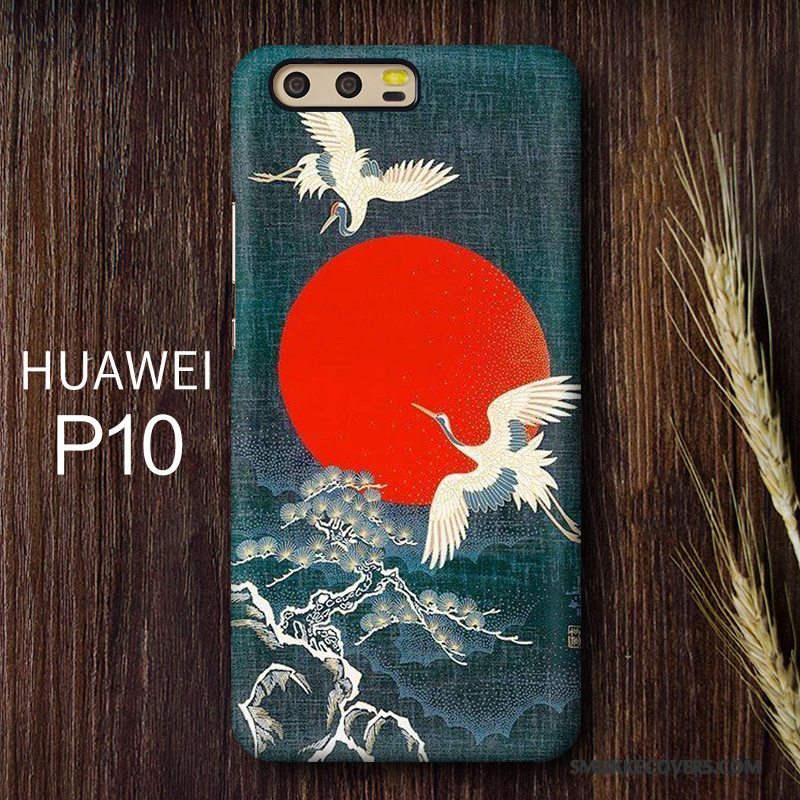 Etui Huawei P10 Kreativ Nubuck Tilpas, Cover Huawei P10 Telefonanti-fald