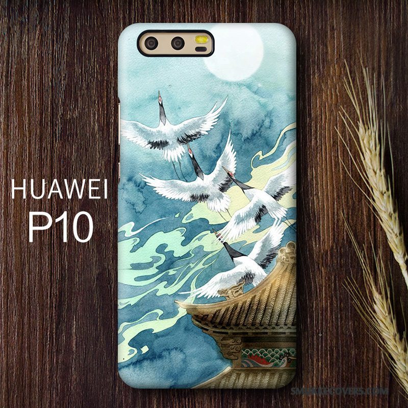 Etui Huawei P10 Kreativ Nubuck Tilpas, Cover Huawei P10 Telefonanti-fald