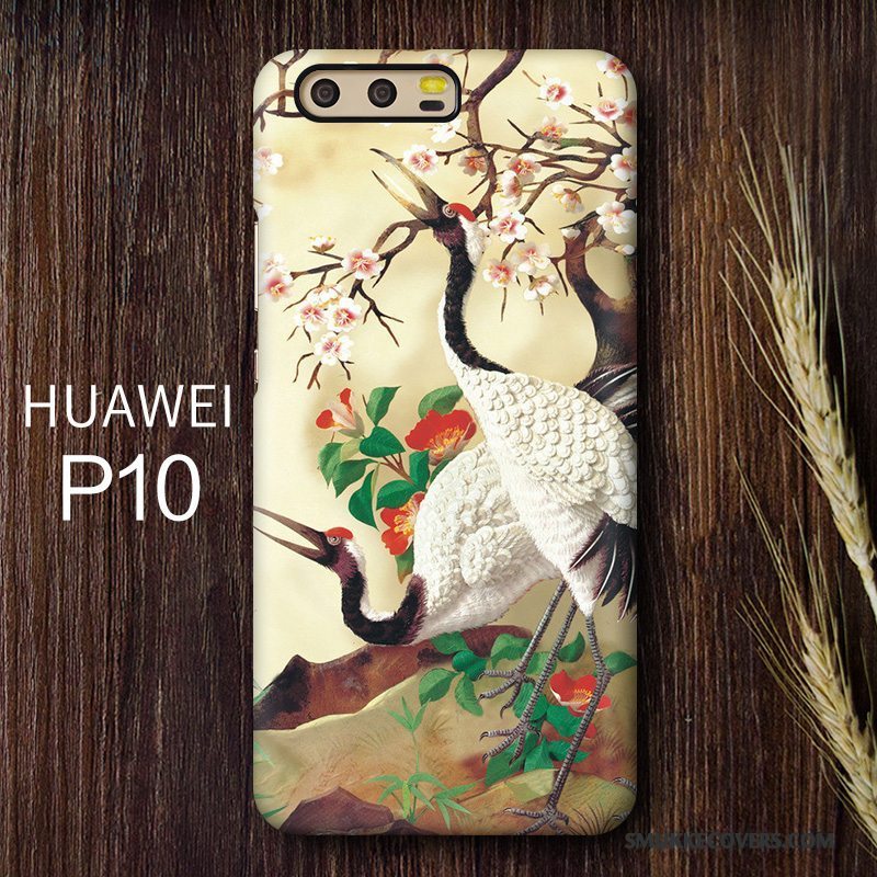Etui Huawei P10 Kreativ Nubuck Tilpas, Cover Huawei P10 Telefonanti-fald