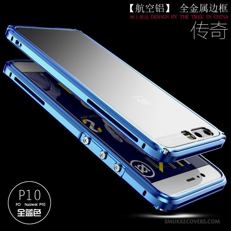 Etui Huawei P10 Kreativ Ramme Af Personlighed, Cover Huawei P10 Metal Hård Anti-fald