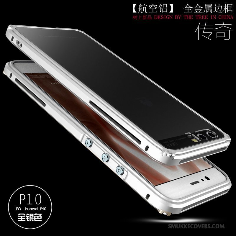 Etui Huawei P10 Kreativ Ramme Af Personlighed, Cover Huawei P10 Metal Hård Anti-fald