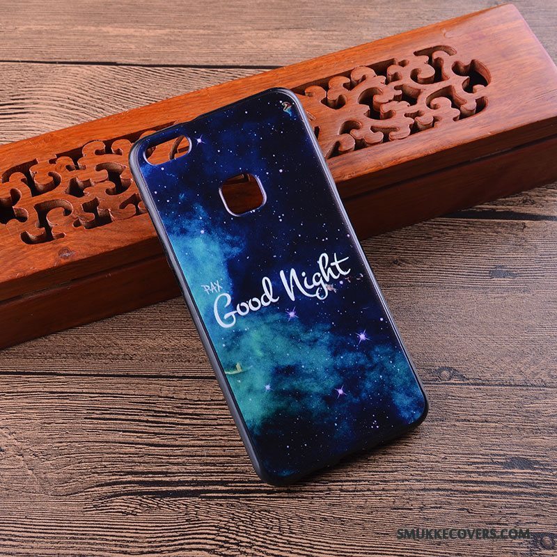 Etui Huawei P10 Lite Beskyttelse Anti-fald Telefon, Cover Huawei P10 Lite Cartoon Hængende Ornamenter Sort