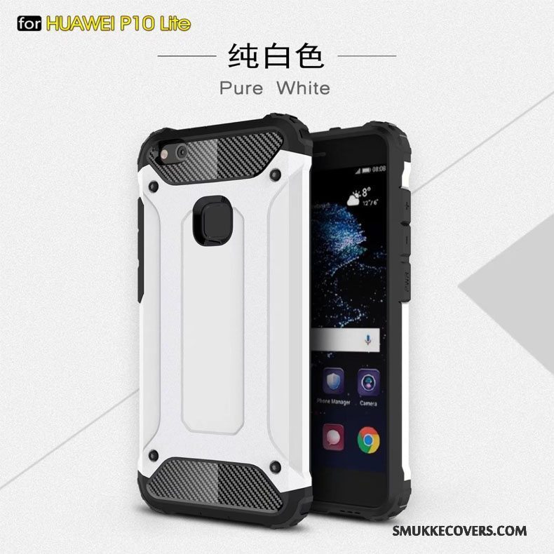 Etui Huawei P10 Lite Beskyttelse Blå Anti-fald, Cover Huawei P10 Lite Tasker Gasbag Telefon