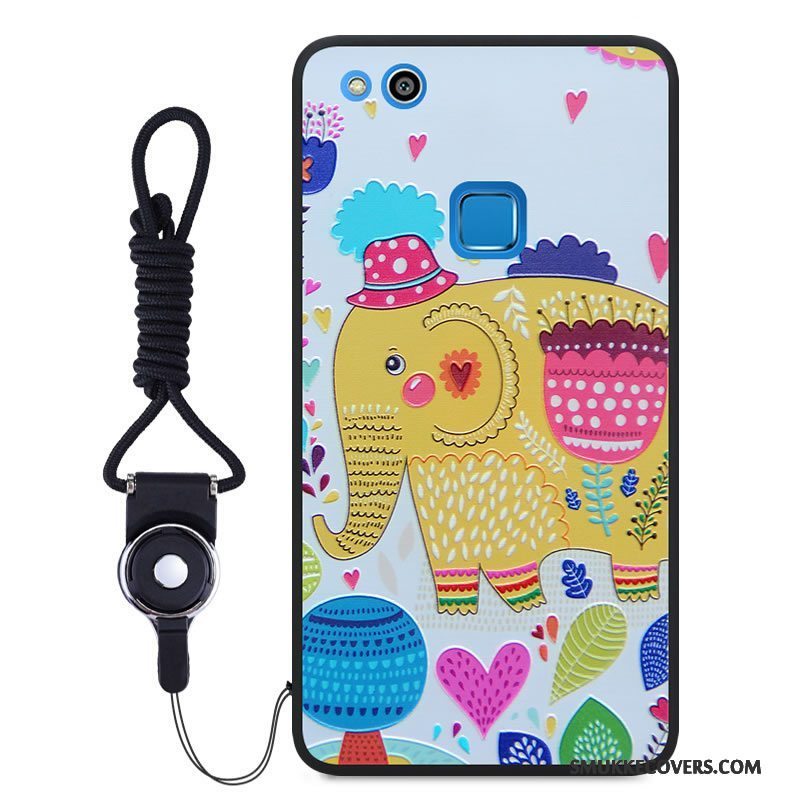 Etui Huawei P10 Lite Beskyttelse Hængende Ornamenter Ungdom, Cover Huawei P10 Lite Relief Farve Telefon