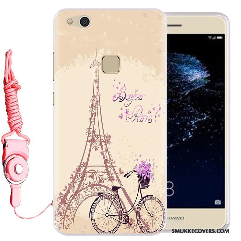 Etui Huawei P10 Lite Beskyttelse Telefonhængende Ornamenter, Cover Huawei P10 Lite Cartoon Ungdom Lyseblå