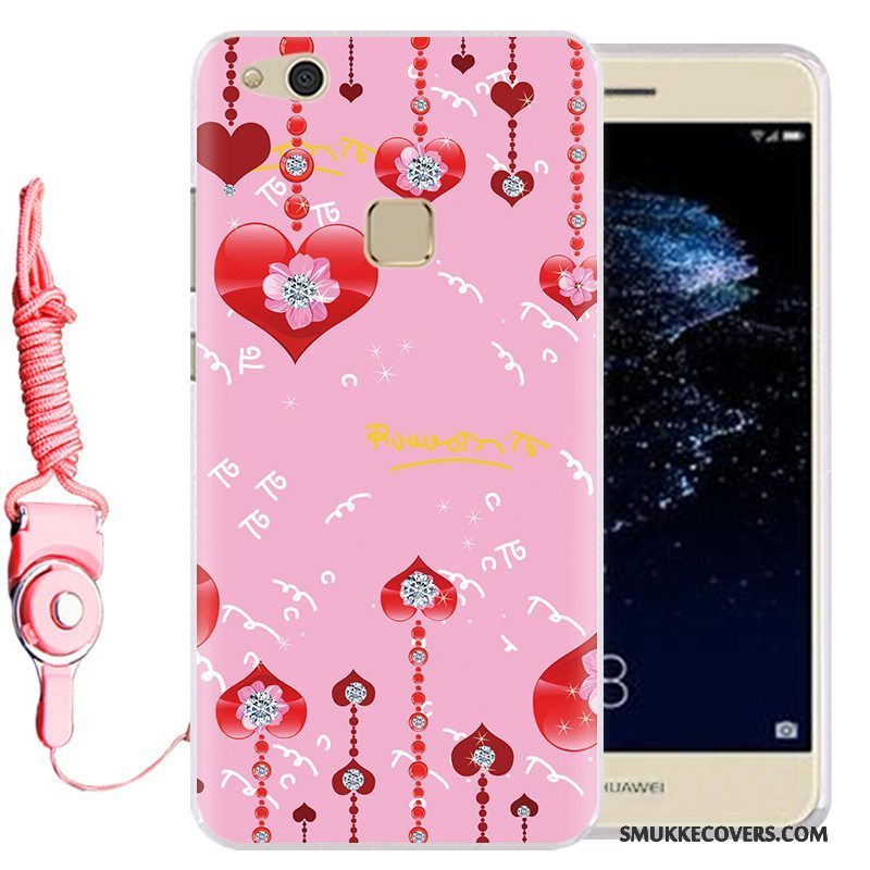Etui Huawei P10 Lite Beskyttelse Telefonhængende Ornamenter, Cover Huawei P10 Lite Cartoon Ungdom Lyseblå