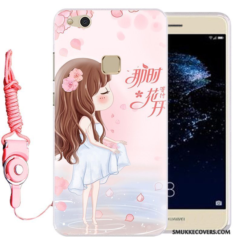 Etui Huawei P10 Lite Beskyttelse Telefonhængende Ornamenter, Cover Huawei P10 Lite Cartoon Ungdom Lyseblå