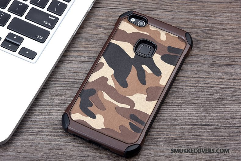 Etui Huawei P10 Lite Blød Blå Anti-fald, Cover Huawei P10 Lite Silikone Telefoncamouflage