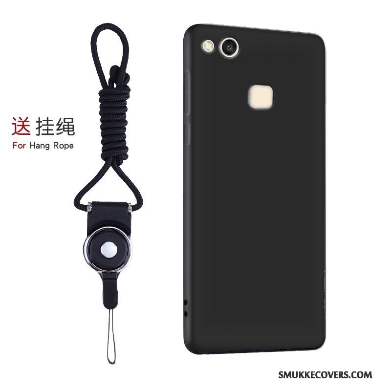 Etui Huawei P10 Lite Blød Rød Skærmbeskyttelse, Cover Huawei P10 Lite Hærdning Telefon