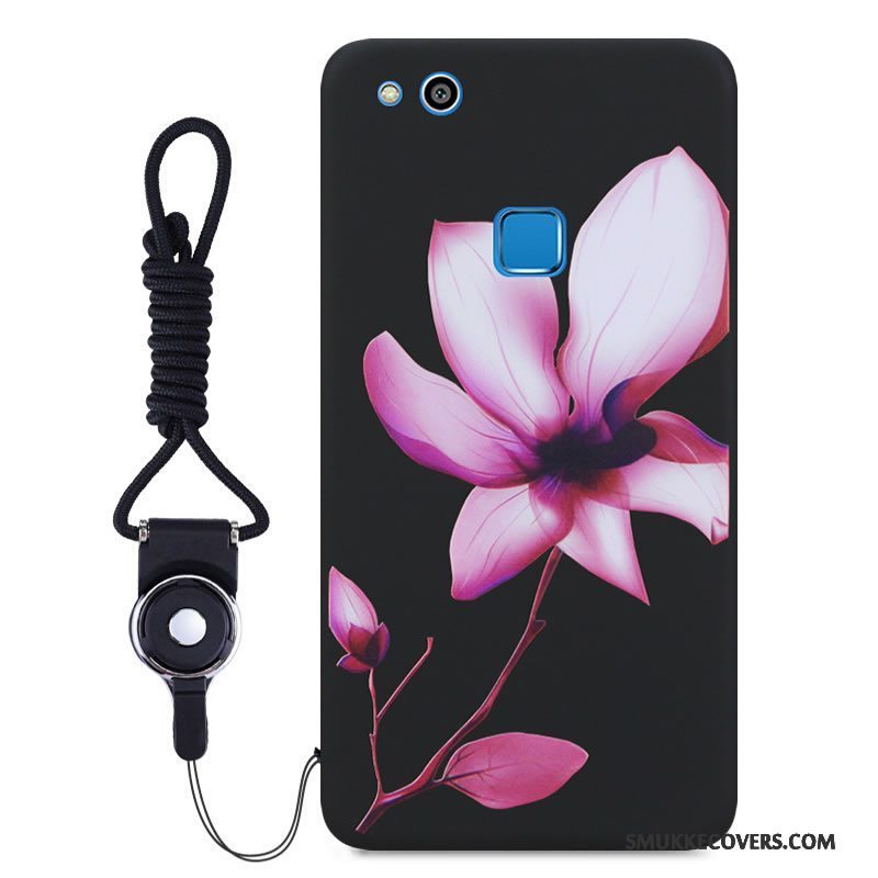 Etui Huawei P10 Lite Blød Sort Telefon, Cover Huawei P10 Lite Cartoon Ungdom Farve